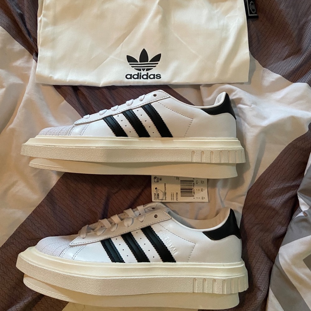 Beyoncé Adidas Superstar Platform Tennis Shoes